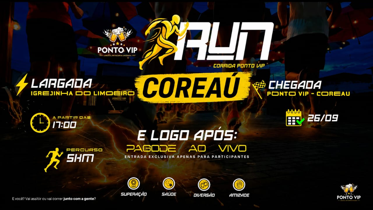 1ª Corrida Ponto Vip Run