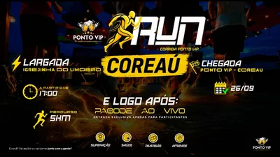 1ª Corrida Ponto Vip Run